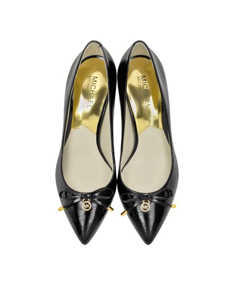 michael kors black patent shoes